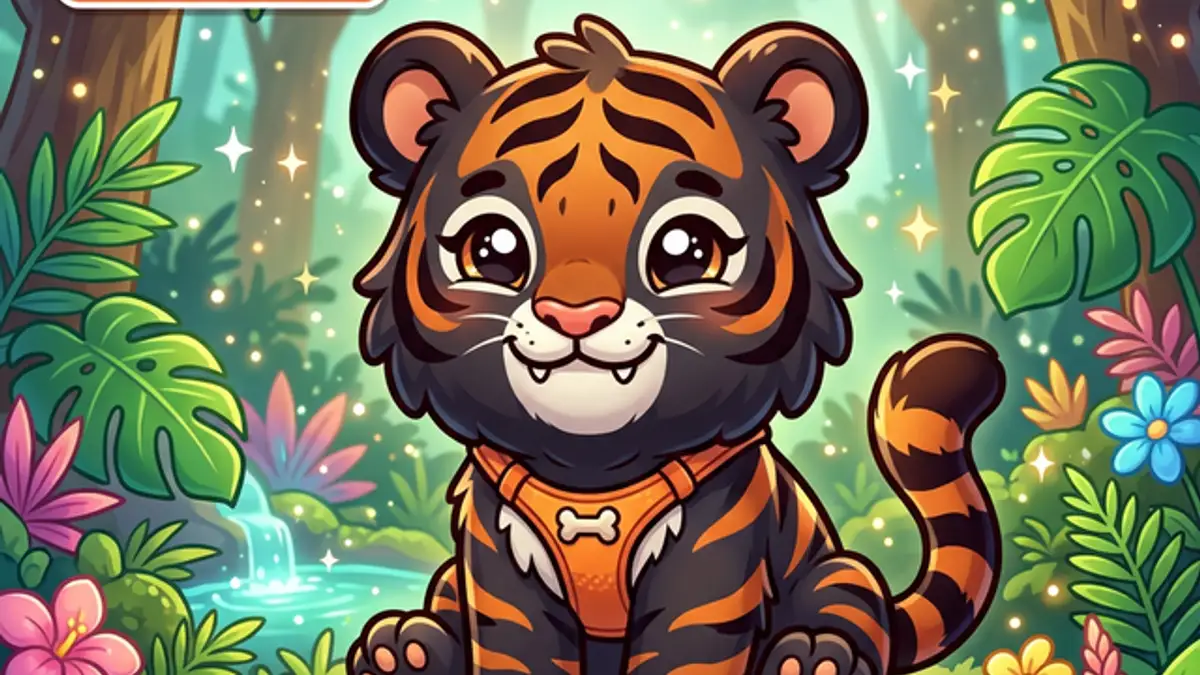 Black Tiger Uncommon Pet in Adopt Me 2026