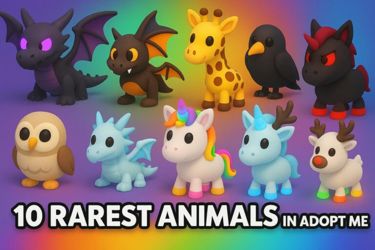  10 Rarest Animals in Adopt Me Game (2025 Guide)